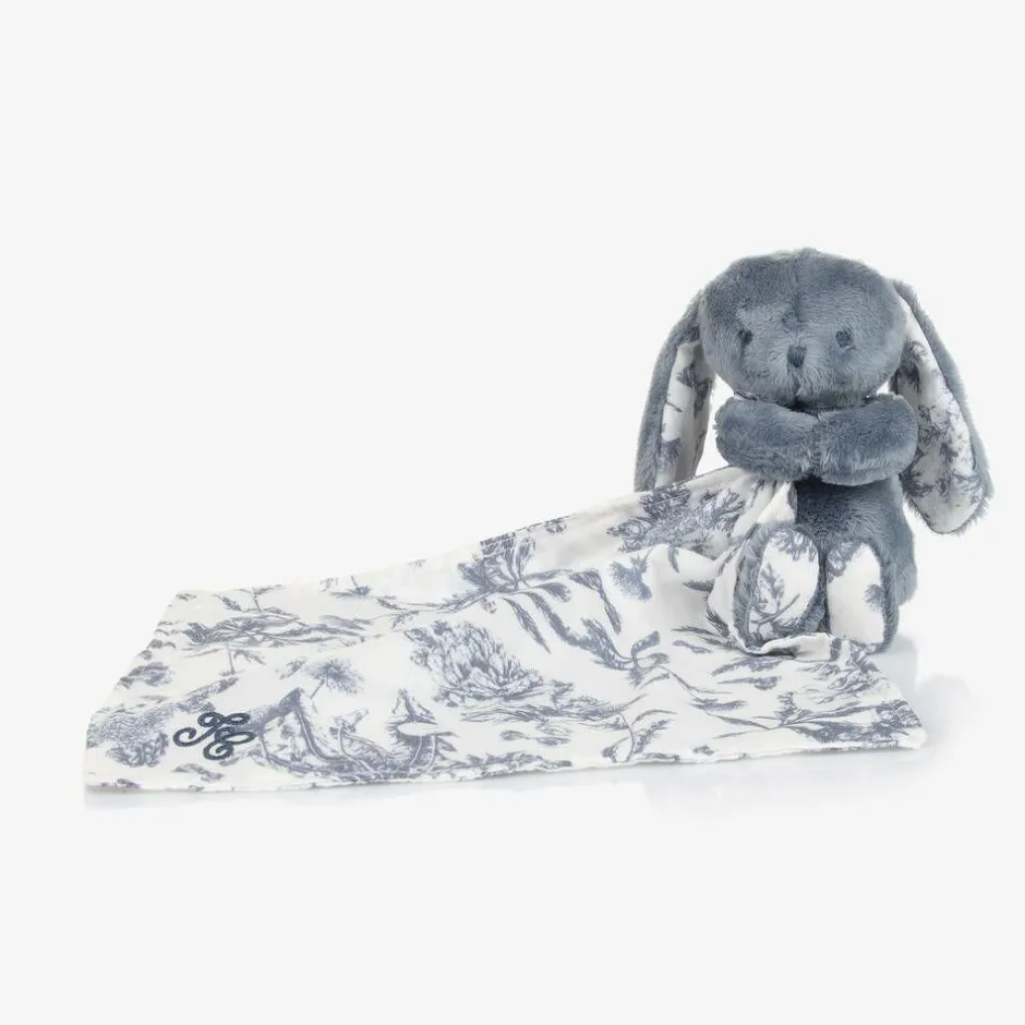 Tartine et Chocolat Blue Augustin the Rabbit Baby Comforter (25cm) New