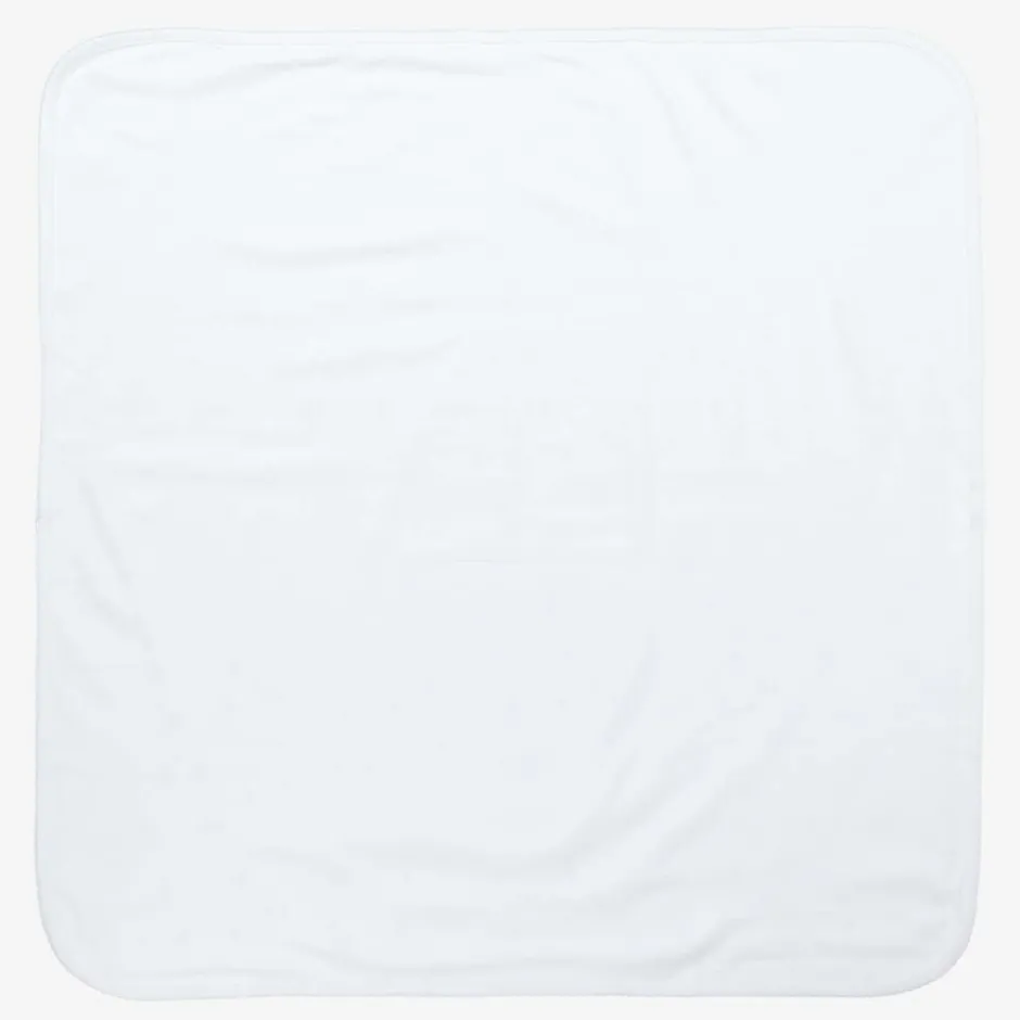 Kissy Kissy Blue Beary Best Friends Pima Cotton Blanket (73cm)