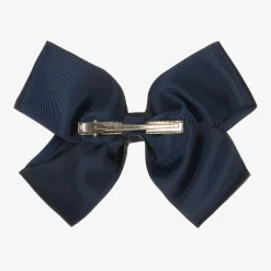 Bowtique London Blue Bow Hair Clip (15cm) Navy Online