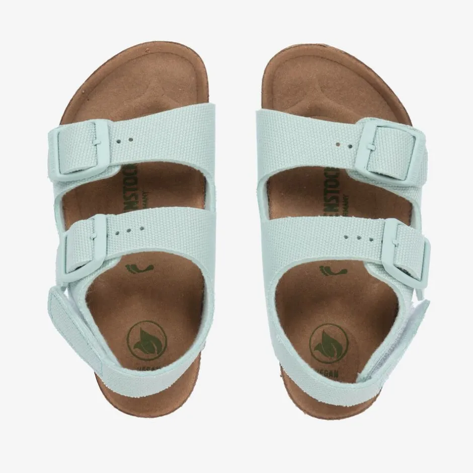 Birkenstock Blue Canvas Sandals Outlet