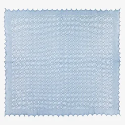 G.H.Hurt amp; Son Blue Cashmere Shawl (122cm) Discount