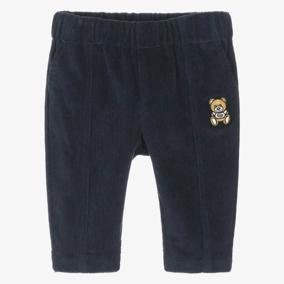 Moschino Baby Blue Corduroy Trousers Discount