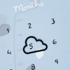 Mayoral Blue Cotton Baby Milestone Swaddles (2 Pack) Discount