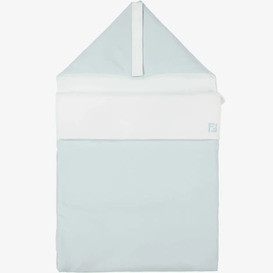 Fendi Blue Cotton Baby Nest (88cm) Sale