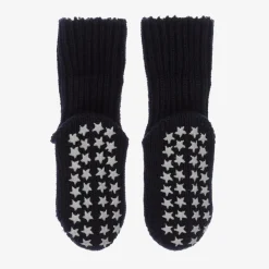 Falke Blue Cotton Baby Slipper Socks New