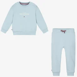 Tommy Hilfiger Blue Cotton Baby Tracksuit Online