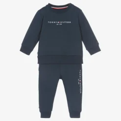 Tommy Hilfiger Blue Cotton Baby Tracksuit Online