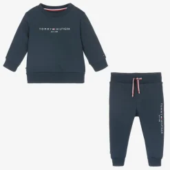 Tommy Hilfiger Blue Cotton Baby Tracksuit Online