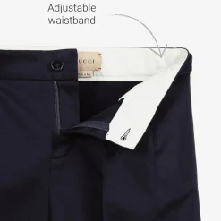 Gucci Blue Cotton Bermuda Shorts Best