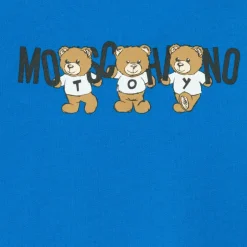 Moschino Baby Blue Cotton Teddy Bear Logo Tracksuit Clearance