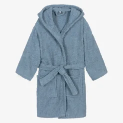 Playshoes Blue Cotton Towelling Bathrobe