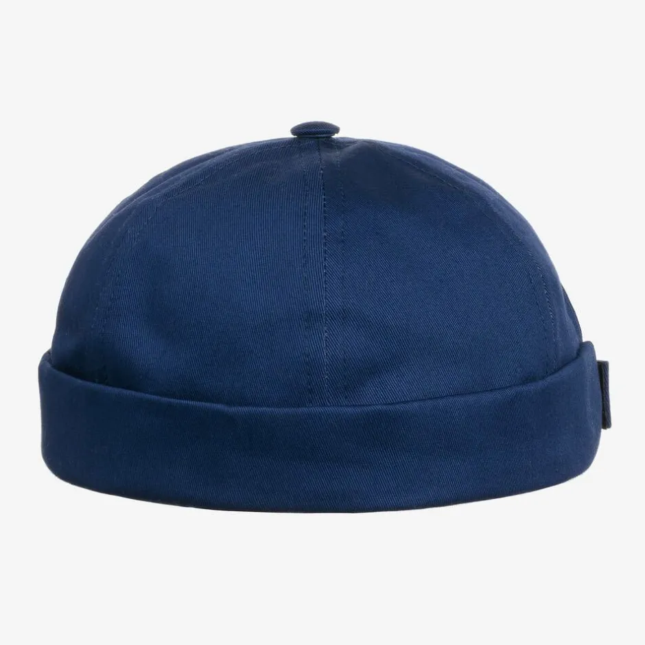 Gucci Blue Cotton Twill Retro Hat Sale