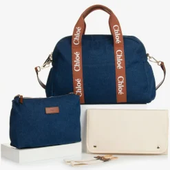 Chloé Blue Denim Changing Bag (48cm) Outlet