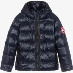 Canada Goose Blue Down Padded Crofton Jacket