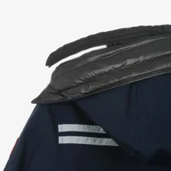 Canada Goose Blue Down Padded Logan Parka Jacket Clearance