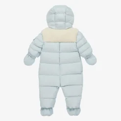 Moncler Enfant Blue Down Padded Sefou Baby Snowsuit Outlet