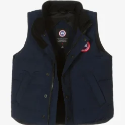 Canada Goose Blue Down Padded Vanier Gilet Online