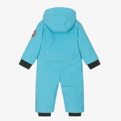 Canada Goose Blue Down-Filled Baby Snowsuit Sale