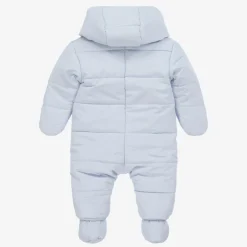 KENZO KIDS Blue Elephant Puffer Baby Snowsuit Online