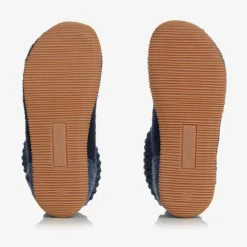 Giesswein Blue Felted Wool Slippers Sale