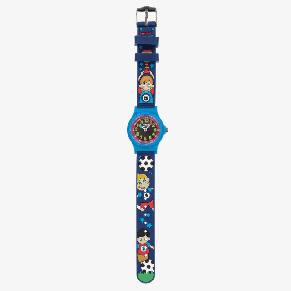 Baby Watch, Paris Blue Football Analogue Watch Outlet