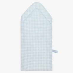 Jamiks Blue Geometric Print Cotton Baby Nest (62cm) Hot