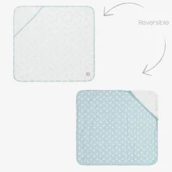 The Little Tailor Blue Hare Print Cotton Babysuit Set Best