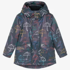 Mitty James Blue Hooded Waterproof Umbrella Raincoat Sale