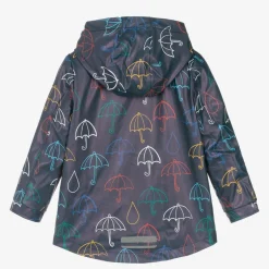 Mitty James Blue Hooded Waterproof Umbrella Raincoat Sale