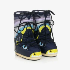 Moon Boot Blue Icon Dragon Snow Boots