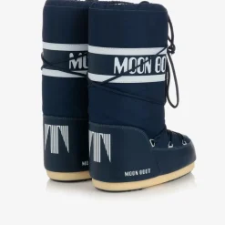 Moon Boot Blue Icon Nylon Snow Boots Hot
