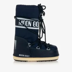 Moon Boot Blue Icon Nylon Snow Boots Hot