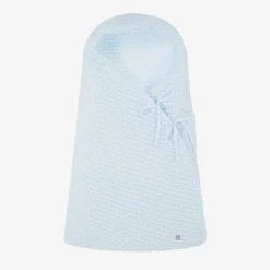 Minutus Blue Knit Cotton Baby Nest (75cm) Best