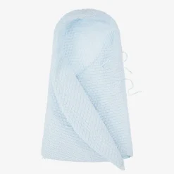 Minutus Blue Knit Cotton Baby Nest (75cm) Best