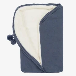 Mebi Blue Knitted Baby Nest (63cm) Outlet