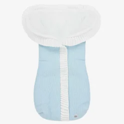Minutus Blue Knitted Baby Nest (75cm) Discount