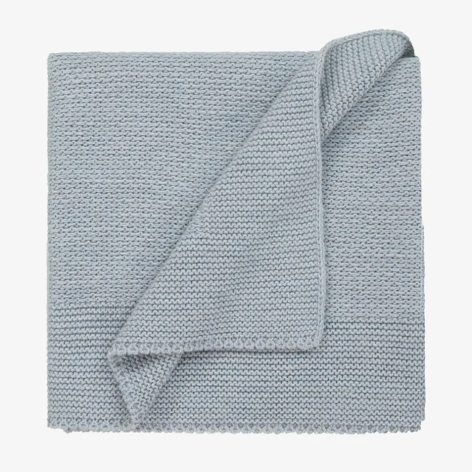 Babidu Blue Knitted Blanket (96cm) Sale