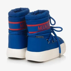 Moon Boot Blue Lace-Up Boots Clearance