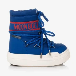 Moon Boot Blue Lace-Up Boots Clearance