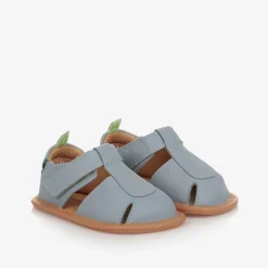 Tip Toey Joey Blue Leather Baby Sandals Outlet