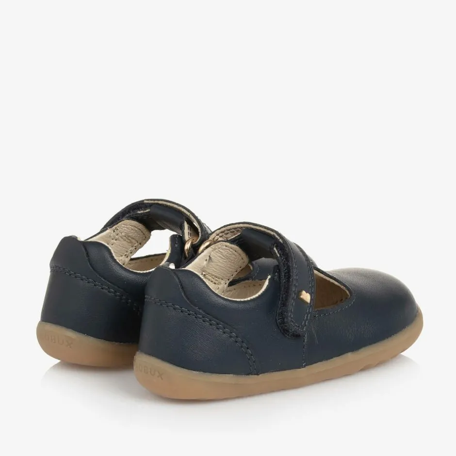 Bobux Step Up Blue Leather First Walker Shoes Clearance