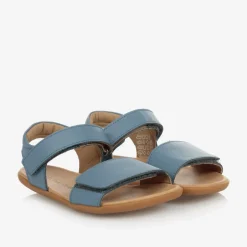 Tip Toey Joey Blue Leather Sandals Online