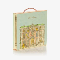 Atelier Choux Paris Blue Mansion Swaddle (97cm) Discount