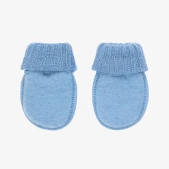Joha Blue Merino Wool Mittens Sale