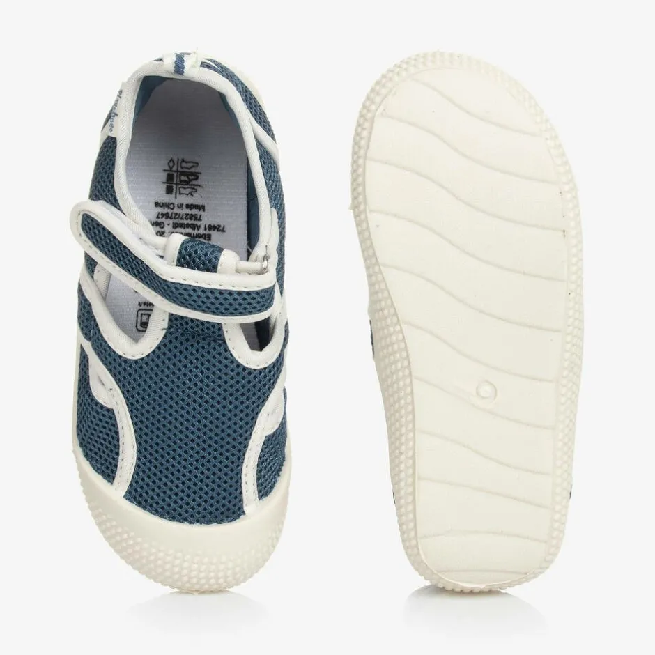 Playshoes Blue Mesh Aqua Shoes Discount