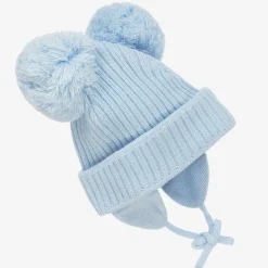 Sätila of Sweden Blue Minnie Double Pom-Pom Hat Outlet