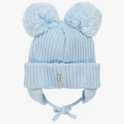 Sätila of Sweden Blue Minnie Double Pom-Pom Hat Outlet