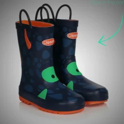 Chipmunks Blue Monster Glow In The Dark Rain Boots Online