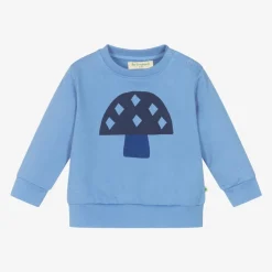The Bonniemob Blue Organic Cotton Baby Sweatshirt Sale