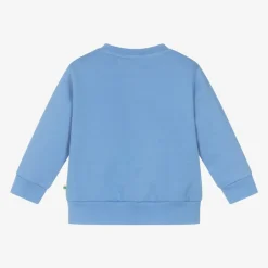 The Bonniemob Blue Organic Cotton Baby Sweatshirt Sale
